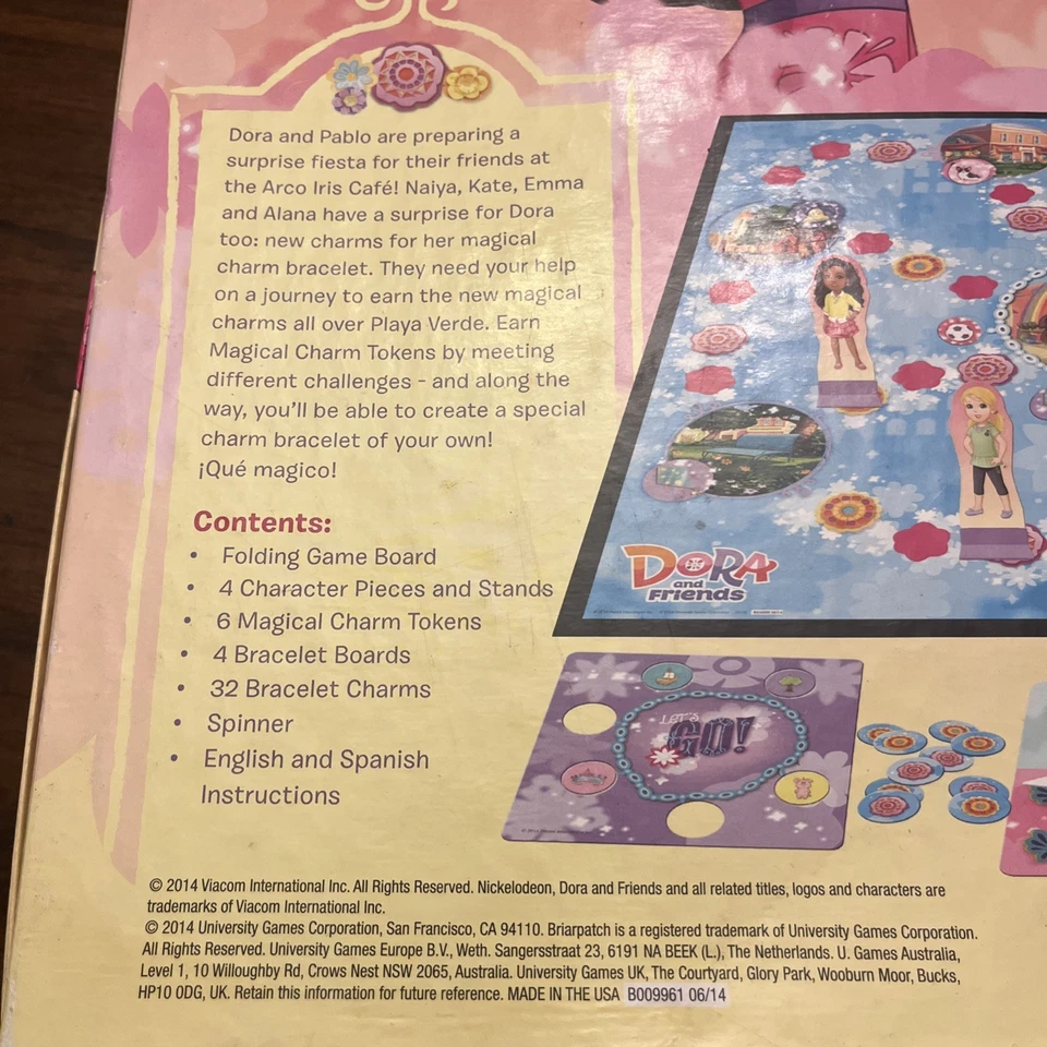 Pulseira de Berloque Mágico Dora and Friends Jogo Nickelodeon Idade 4+, 2-4 Jogadores - Imagem 3 de 4