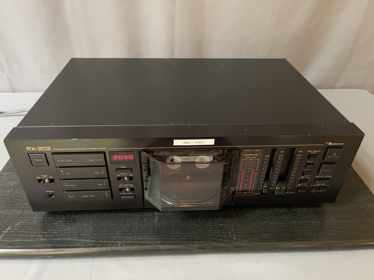 Nakamichi RX-202 Unidirectional Auto Reverse Cassette Deck | eBay