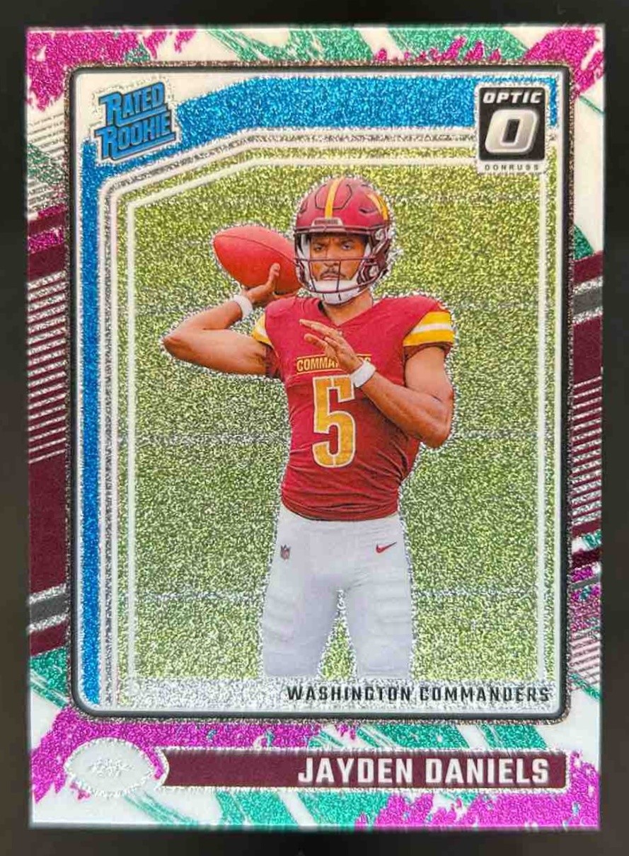2024 Panini Donruss Optic Jayden Daniels Jazz Rated Rookie #248 Commanders