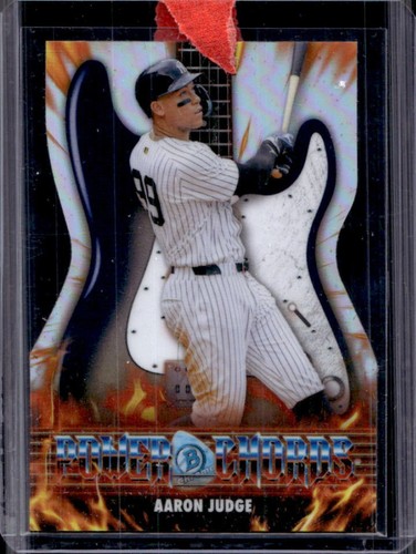 2026 Bowman Aaron Judge Power Chords Chrome #PC-1 New York Yankees
