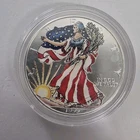 1999 Colorized American Silver Eagle 1 oz .999 Fine Silver Dollar Walking Libert