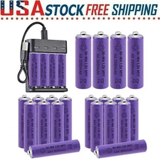 1.2v AA AAA Rechargeable Batteries Battery for Garden Solar  Light Lot USA