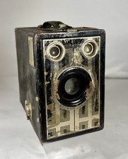 Vintage Brownie Junior 1930's Kodak SIX-16 Art Deco Film Box Camera UNTESTED