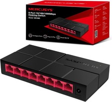 Image of MERCUSYS MS108G 8 Port Gigabit Network Switch, TP-Link Ethernet Switch, Gigabit