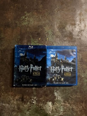 Warner Bros Harry Potter Complete 8-Film Blu-ray Box Set Blue Widescreen