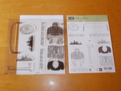 Stampin'Up! WOOD YOU BE MINE? photopolymer stamp set *Unused*