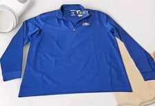 Cutter & Buck CB DryTec 50 UPF+ Men's Quarter Zip Long Sleeve Shirt 2XL