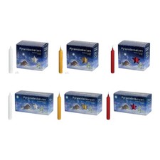 Pyramidenkerzen JEKA  Set Weiß  rot gold Original Erzgebirge Weihnachten Advent