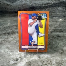 Ranger Suárez 2026 Bowman Chrome WBC Orange Refractor /25 #WBC-35 Red Sox