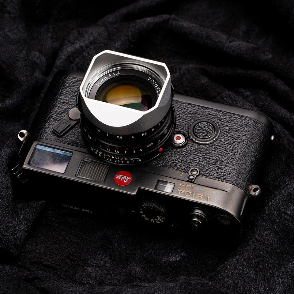 For Leica 35F2aa VM 40 1.4 VM 50 1.5 Bayonet Metal Lens Hood without Cap LH-6 - Image 3 of 4