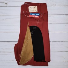 Tailored Sportsman Light Weight Technical Breeches Clarino Patch - Oxblood/Tan