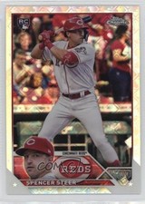 2023 Topps Chrome Logofractor Edition Spencer Steer #146 6u5