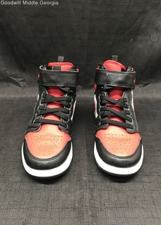 Black/Red Nike Air Jordan 1 High Fly Ease Sz 5.5Y