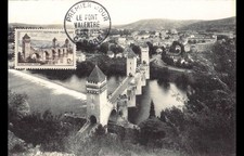 Carte maximum v5 - n° 1039 - Le pont Valentré - Cahors