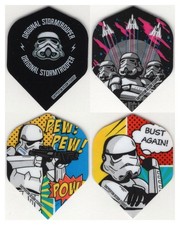 4 SETS OF STAR WARS STORMTROOPER Dart Flights