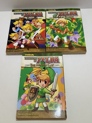 Legend of Zelda Books Lot of 3 (Four Swords, Oracle of Seasons, The Minish Cap)