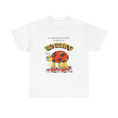 Be Brave Ladybug Graphic T Shirt Unisex Heavy Cotton Tee