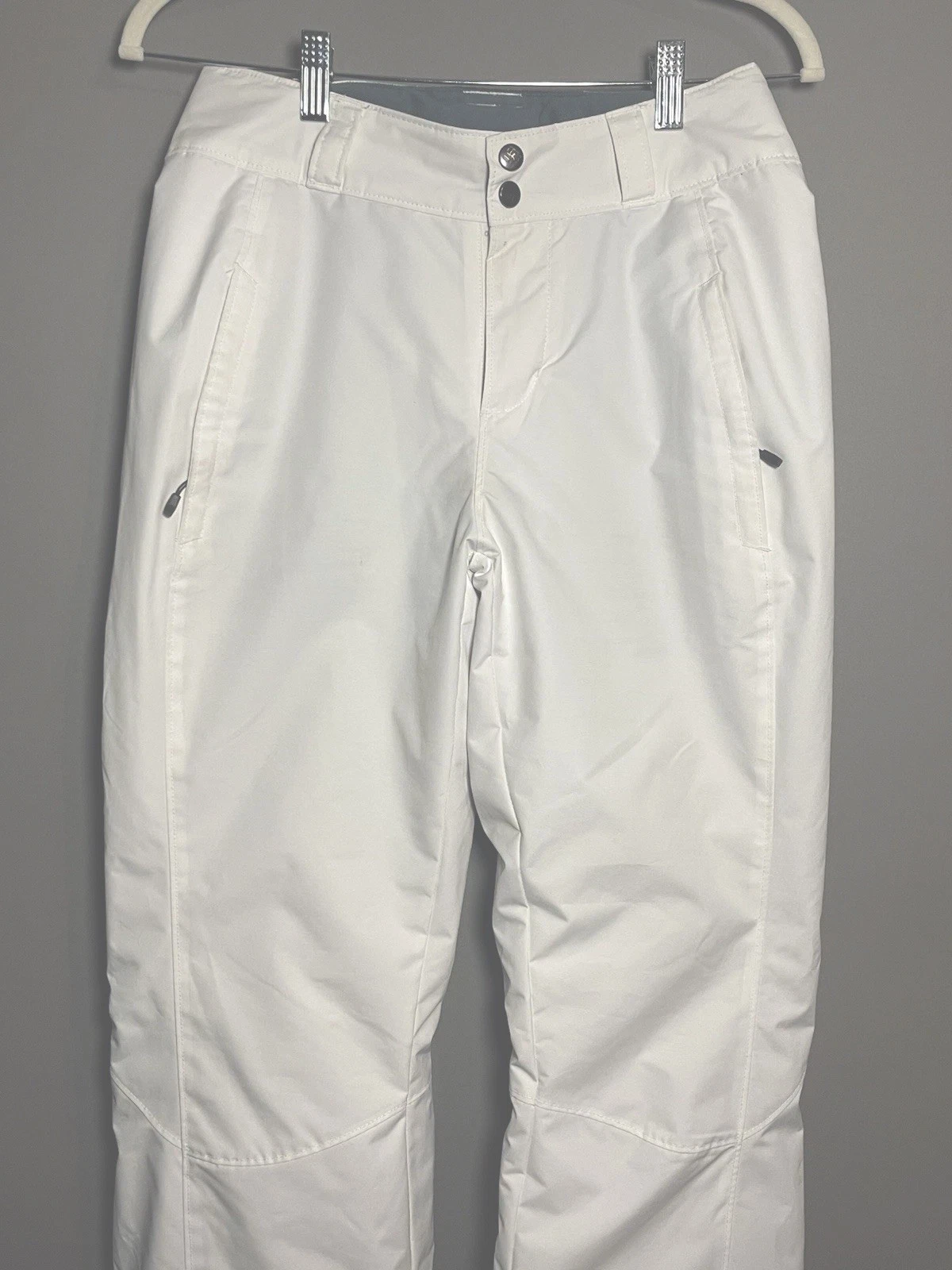 Columbia Snow Pants Womens XS White Ski Winter Waterproof Insulated Gaiters