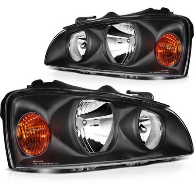 Replacement Front Headlights Assembly Lamps Pair For 2004 - 2006 Hyundai Elantra
