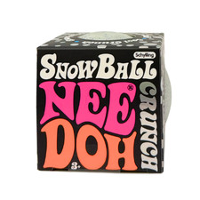 NeeDoh SnowBall Crunch Crunchy Nee Doh Squishy Groovy Glob Blanco AUTÉNTICO Nuevo