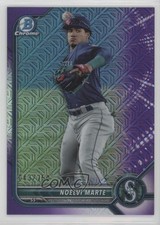 2022 Bowman Chrome Prospects Mega Box Purple Mojo Refractor Noelvi Marte 1g2e