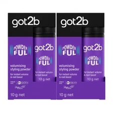 Got2B Schwarzkopf Powderful Unisex Root Hair Styling Powder, 10g-PACK OF 2