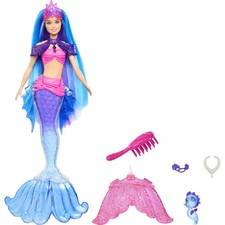 Mattel HHG52 Barbie ''Mermaid Power'' - Barbie Malibu Meerjungfrau