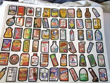 Lot of 10 1979 Wacky Packages Uncut Sheets 66 Cards Per Sheet