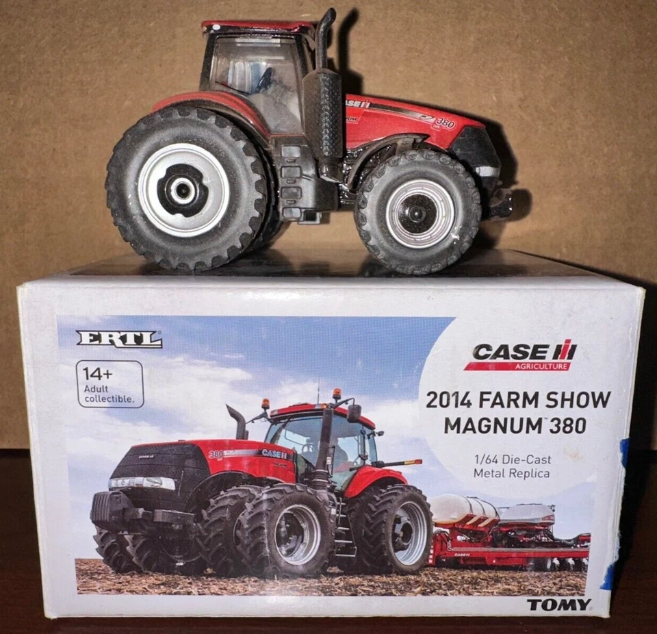 Ertl 1/64 CASE Magnum 380 4WD TRACTOR 2014 Show Dusty Case Edition #14929A #51 - Image 2 of 2
