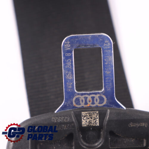Audi A4 B9 Seat Belt Seatbelt Black Rear Left N/S 8W0857805B - Picture 6 of 12