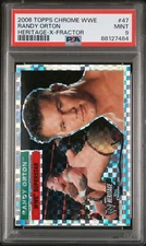 2006 Topps Heritage Chrome WWE #47 Randy Orton X-Fractor PSA 9 MINT