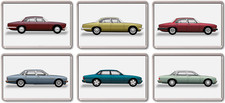 FRIDGE MAGNET - JAGUAR XJ6 SELECTION - Large Acrylic, Classic, Car