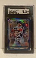 2020 J D Martinez Topps Gypsy Queen Chrome Box Topper Indigo 83 /150 SGC 9.5