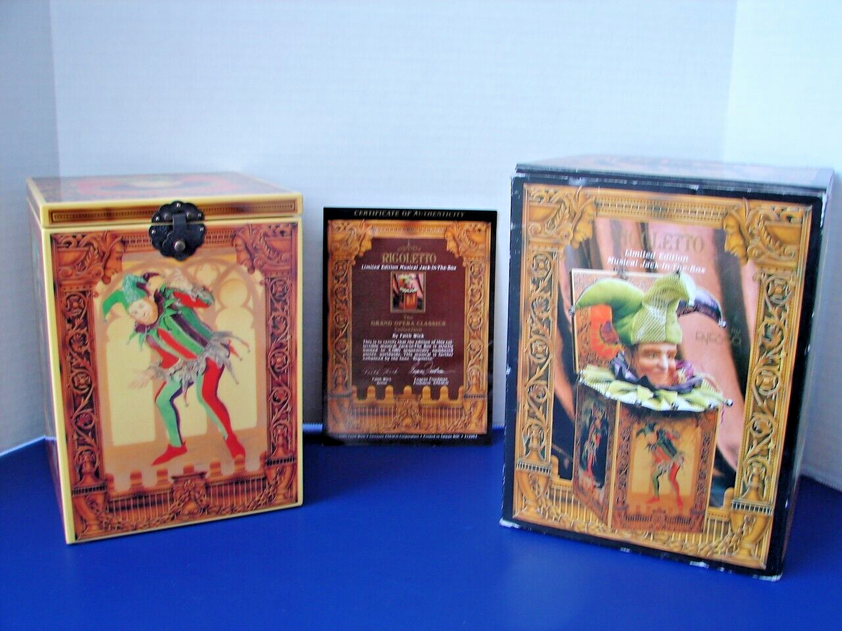 洋楽 W/COA Box in Jack Musical Ed Ltd Rigoletto Opera Grand Enesco 1989 edition director's - BOX SPECIAL NOVELA 洋楽