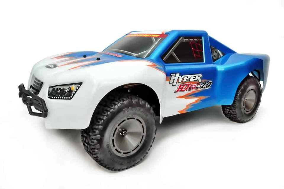 HoBao 1/10 HYPER SC 2.0 бесщеточный грузовик для коротких дистанций готов к запуску синий/белый корпус - Изображение 2 из 4