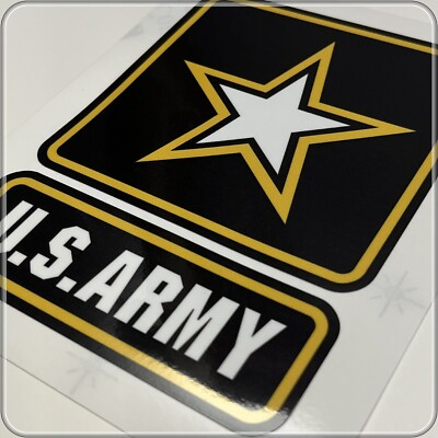 #ad US ARMY Logo Laminated amp; Masked Stickers Choose from 3quot; 4quot; 5quot; 6quot; or 7quot; Tall $4.99