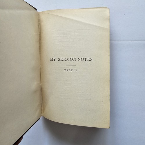 Charles Spurgeon Meine Predigt Notizen Teile II, III, IV vor 1892 Lot (3 Bücher) - Bild 15 von 24