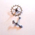 ILLINOIS 16 SIZE POCKET WATCH ESCAPE WHEEL FORK  #1609-1589 ---- BR - 130
