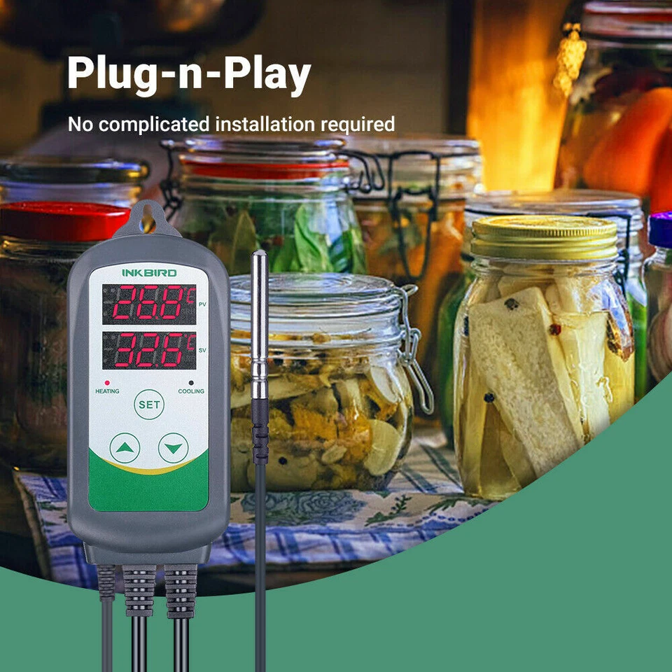 Inkbird ITC-308 Wired Thermostat Heating Cooling Temperature Control -50°C-120°C - Image 3 of 4