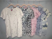 Vince Camuto Short-Sleeved Scoop Neck Tee (XS) (Multiple Available)