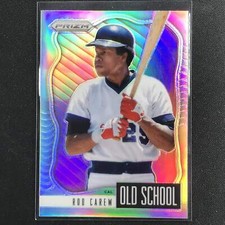 2021 Prizm Rod Carew Old School Silver No 6