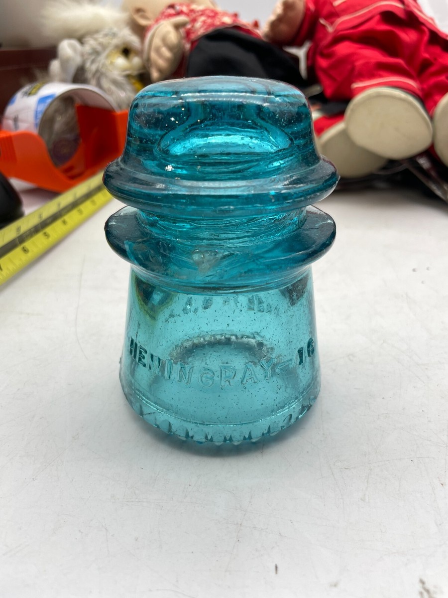 Hemingray 670 Glass Insulators Hemingray Hemingray VTG No. 9 Small Glass Insulator