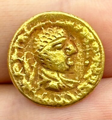 Solid Cold Coin Ancient Roman 18K solid gold Coin With King Image - 2000+ Years Old | eBay