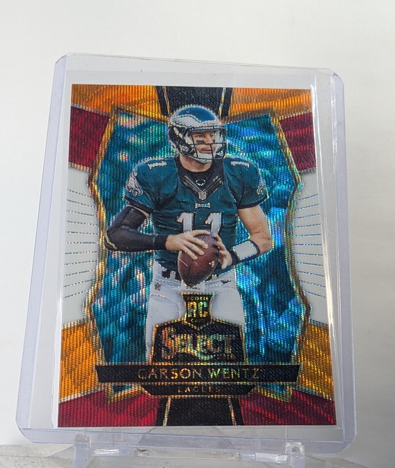 2016 Panini Select Carson Wentz Tricolor Rookie RC #135 Eagles