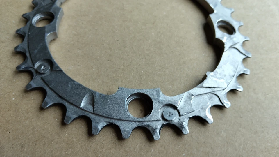 Plato 32T FSA 104mm mtb fsa shimano truvativ aleación plata media Foto 2 de 4