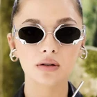 Luxury Cat Eye Sunglasses Women Brand Designer Fashion Small Frame Sun Glasses