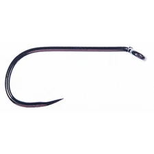 AHREX FW563 BARBLESS SHORT NYMPH HOOK - Black Fly Tying Trout Hooks NEW!
