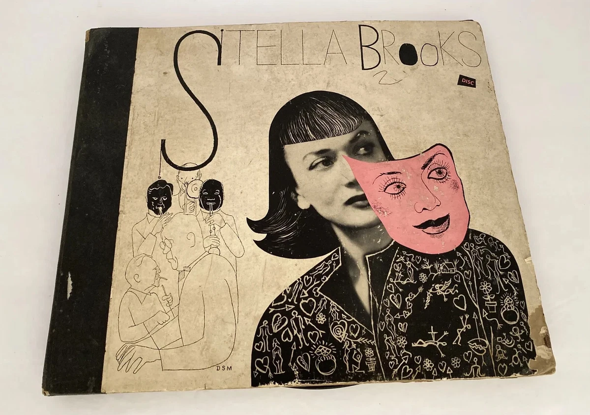 STELLA BROOKS w DAVID STONE MARTIN LINE DRAWING COVER ~ PLUS MAIL FROM  STELLA | eBay