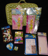 Disney Fairies Tinkerbell Study Kit, Diary, Puzzle, Stickers, Pad  More in Case
