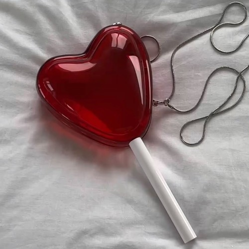 ZARA: Red Heart Lollipop Bag : 6551/510 : UK Buyers_Get It Faster!
